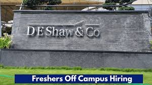 D. E. Shaw & Co Careers Hiring - Freshers 2025: 0-1 Years SALARY UPTO 5 LPA TO 35 LPA